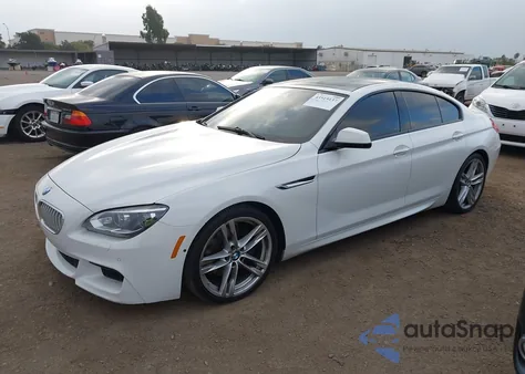 2014 BMW 650I Gran Coupe из США, поврежденный, VIN WBA6B2C5XED129108